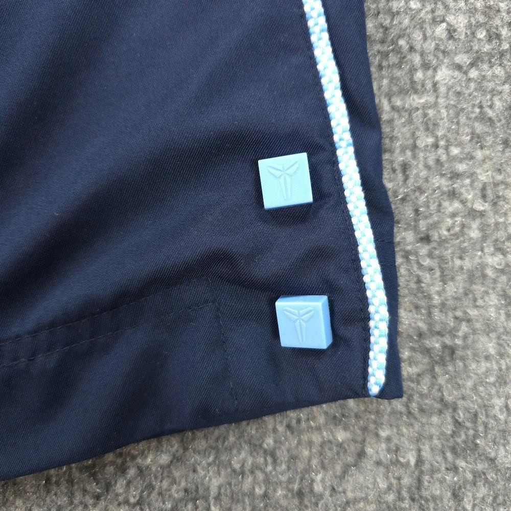 Vintage Nike Pants Mens L Blue Kobe Bryant‎ Mamba Basketball Warmup Logo RARE